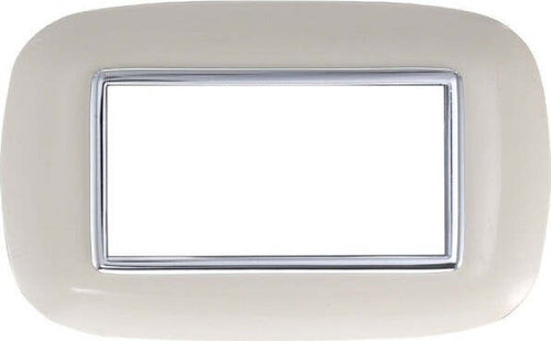 Placca Oval 3 4 6 Moduli Colore Sabbia Compatibile Con Bticino Axolute Fai da te/Materiale elettrico/Placche/Placche per interruttori Trade Shop italia - Napoli, Commerciovirtuoso.it