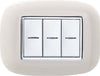 Placca Oval 3 4 6 Moduli Colore Sabbia Compatibile Con Bticino Axolute Fai da te/Materiale elettrico/Placche/Placche per interruttori Trade Shop italia - Napoli, Commerciovirtuoso.it