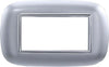 Placca Oval 3 4 6 Moduli Colore Silver Compatibile Con Bticino Axolute Fai da te/Materiale elettrico/Placche/Placche per interruttori Trade Shop italia - Napoli, Commerciovirtuoso.it