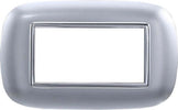 Placca Oval 3 4 6 Moduli Colore Silver Compatibile Con Bticino Axolute Fai da te/Materiale elettrico/Placche/Placche per interruttori Trade Shop italia - Napoli, Commerciovirtuoso.it
