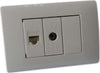 PLACCA PLACCHETTA 3 POSTI COMPLETA 1 PRESA TV 1 PRESA ETHERNET RJ45 INCASSO 503  Trade Shop italia - Napoli, Commerciovirtuoso.it