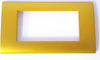 Placca Placchetta Cornice Plastica Oro Jk Lk40704 Tre Uscite Posti Placchette Fai da te/Materiale elettrico/Placche/Placche per interruttori Trade Shop italia - Napoli, Commerciovirtuoso.it