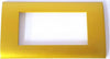 Placca-Placchetta-Cornice-Plastica-Oro-Jk-Lk40704-Tre-Uscite-Posti-Placchette