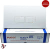 Placca-Pucci-eco-2-pulsanti-bianco-cod.-80179560