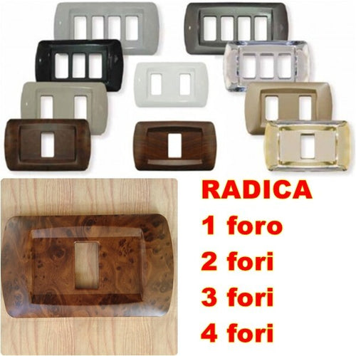 PLACCA RADICA IN ABS PER SCATOLE RETTANGOLARI SERIE ECLIPSE
