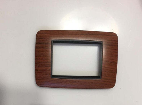 PLACCA RADICA NOCE COMPATIBILE LIVING INTERNATIONAL 6603 PLACCHETTE COPRINTERRUTTORI