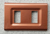 PLACCA RAME IN ABS PER SCATOLE RETTANGOLARI SERIE SLITE