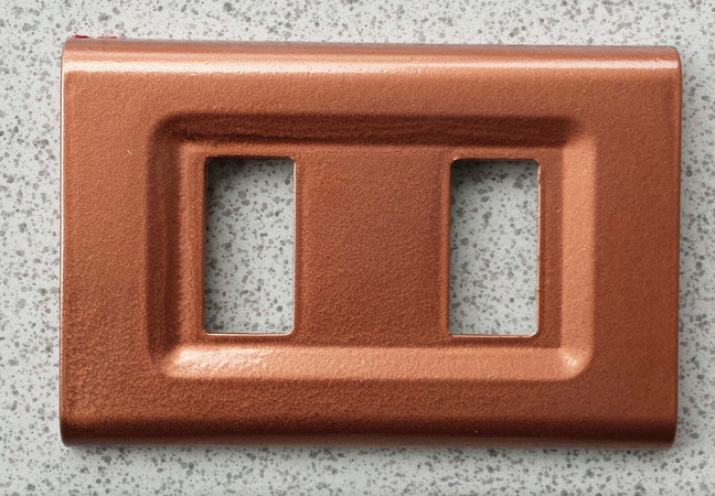 PLACCA RAME IN ABS PER SCATOLE RETTANGOLARI SERIE SLITE