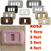 PLACCA ROSA IN ABS PER SCATOLE RETTANGOLARI SERIE ECLIPSE