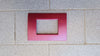 PLACCA ROSA METALIZZATTO IN ABS PER SCATOLE RETTANGOLARI SERIE SOFT 2/3/4/7 POSTI