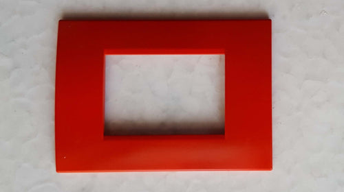 PLACCA ROSSO FERRARI IN ABS PER SCATOLE RETTANGOLARI SERIE SOFT 2/3/4/7 POSTI