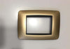 PLACCA TITANIUM COMPATIBILE LIVING INTERNATIONAL 6603 PLACCHETTE COPRINTERRUTTORI