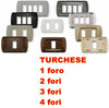 PLACCA TURCHESE IN ABS PER SCATOLE RETTANGOLARI SERIE ECLIPSE