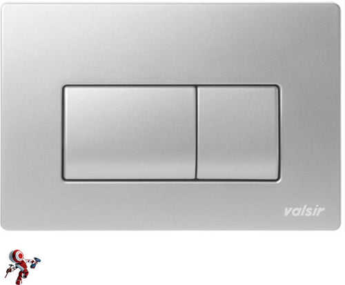 Placca-Valsir-Tropea-3-e-Tropea-S-P1-VS0871337-Originale-Cromo-Satinato