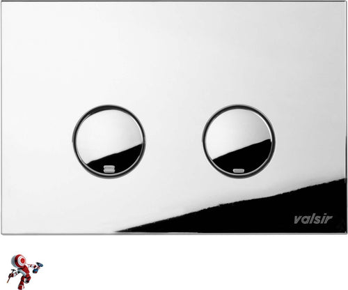 Placca-Valsir-Tropea-3-e-Tropea-S-P4-VS0869335-Originale-Cromo-Lucido