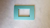 PLACCA VERDE ACQUA IN ABS PER SCATOLE RETTANGOLARI SERIE SOFT 3/4/7 POSTI