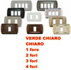 PLACCA VERDE CHIARO IN ABS PER SCATOLE RETTANGOLARI SERIE ECLIPSE