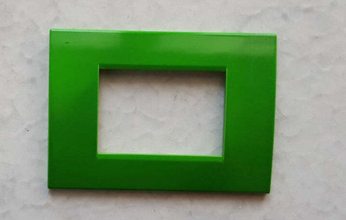 PLACCA VERDE CHIARO IN ABS PER SCATOLE RETTANGOLARI SERIE SOFT 2/3/4/7 POSTI