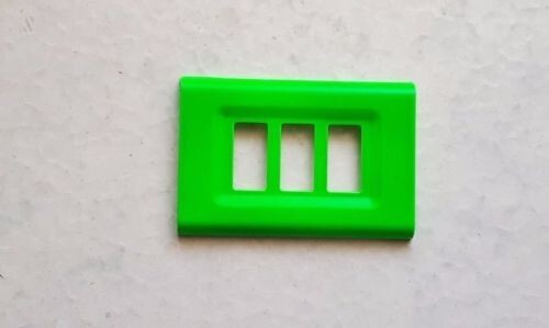 PLACCA VERDE FLUORESCENTE IN ABS PER SCATOLE RETTANGOLARI SERIE ELITE