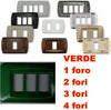 PLACCA VERDE IN ABS PER SCATOLE RETTANGOLARI SERIE ECLIPSE