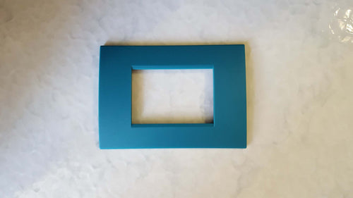 PLACCA VERDE METALESCENTE IN ABS PER SCATOLE RETTANGOLARI SERIE SOFT 3/4/6 POSTI