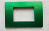 PLACCA VERDE METALLIZZATO IN ABS PER SCATOLE RETTANGOLARI SERIE SOFT 3/4/6 POSTI