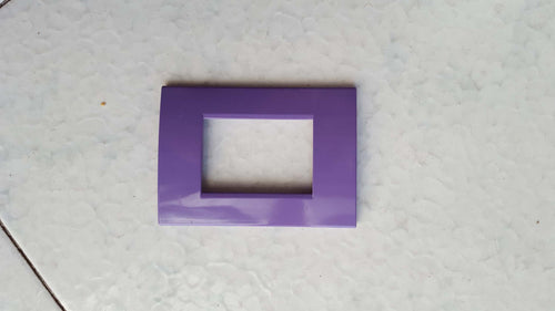 PLACCA VIOLA IN ABS PER SCATOLE RETTANGOLARI SERIE SOFT 2/3/4/7 POSTI