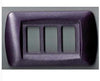 PLACCA VIOLA METALLIZZATO IN ABS PER SCATOLE RETTANGOLARI SERIE ECLIPSE