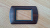 PLACCHE COMPATIBILI LIVING INTERNATIONAL ORO CROMO LEGNO  IN ABS PER SCATOLE RETTANGOLARI  SERIE GLAMOUR