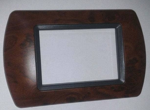 PLACCHE COMPATIBILI LIVING INTERNATIONAL ORO CROMO LEGNO  IN ABS PER SCATOLE RETTANGOLARI  SERIE GLAMOUR