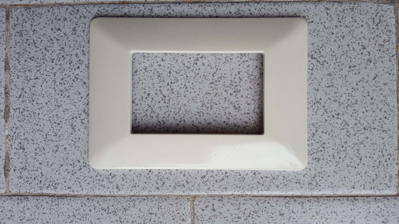 PLACCHE COMPATIBILI MATIX IN ABS BIANCO NERO AVORIO SERIE LUXURY