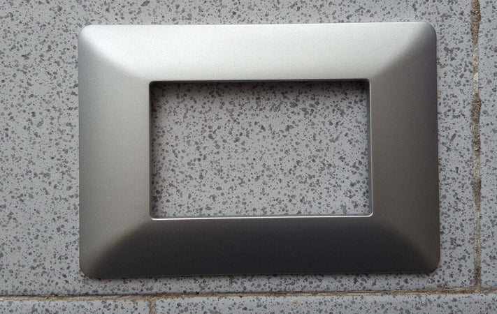 PLACCHE COMPATIBILI MATIX IN ABS ORO CROMO LEGNO PER SCATOLE RETTANGOLARI SERIE LUXURY