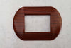 PLACCHE IN ABS COMPATIBILI LIVING INTERNATIONAL ORO CROMO LEGNO PER SCATOLE RETTANGOLARI SERIE GLAMOUR BOMBATA