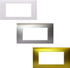 Placchetta-3-moduli-bianco-silver-gold-lk40703-compatibilità-ego-lk40-nova-line