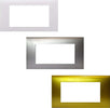 Placchetta-3-moduli-bianco-silver-gold-lk40703-compatibilità-ego-lk40-nova-line