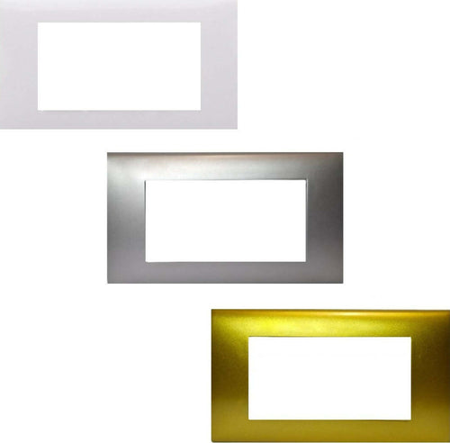 Placchetta-3-moduli-bianco-silver-gold-lk40703-compatibilità-ego-lk40-nova-line