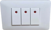 Placchetta-3-moduli-con-interruttori-singoli-e-spia-luminosa-y1-a304-installazione-a-incasso