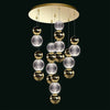 Plafoniera---Lampade-Da-Soffitto-Moderno-Brillante-Acrilico-Metallo-Oro-Led-40W