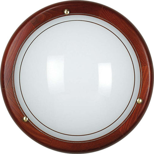 Plafoniera 1010 Legno 2Xe27 40Cm Illuminazione/Illuminazione per interni/Lampadari lampade a sospensione e plafoniere/Plafoniere Led Mall Home - Napoli, Commerciovirtuoso.it