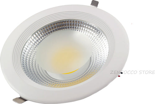 Plafoniera 30W Faretto COB LED da Incasso Tondo 2400lm 220V Illuminazione/Illuminazione per interni/Luci da incasso Zencoccostore - Formia, Commerciovirtuoso.it