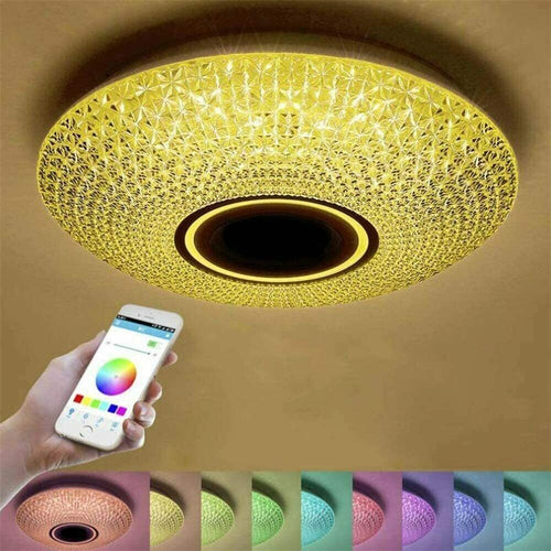 Plafoniera A Led Da 62 Watt Rgb Dimmerabile Con Cassa Bluetooth Per Musica Casa, arredamento e bricolage > Illuminazione da interno > Plafoniere per interno Trade Shop italia - Napoli, Commerciovirtuoso.it
