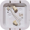 Plafoniera A Parete Modello Suelo 40p Q Novecento Con Vetro Satinato Bianco E Trasparente Per Due Lampadine E27 24 W Max Illuminazione/Illuminazione per interni/Lampadari lampade a sospensione e plafoniere/Plafoniere Ideart - Valdilana, Commerciovirtuoso.it