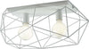 Plafoniera Abraxas Bianca 2Xe27 60X30X26,5Cm Illuminazione/Illuminazione per interni/Lampadari lampade a sospensione e plafoniere/Plafoniere Led Mall Home - Napoli, Commerciovirtuoso.it