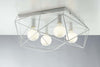 Plafoniera Abraxas Bianca 4Xe27 62,5X51X26,5Cm Illuminazione/Illuminazione per interni/Lampadari lampade a sospensione e plafoniere/Plafoniere Led Mall Home - Napoli, Commerciovirtuoso.it