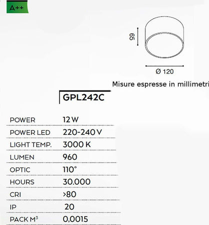 Plafoniera-alluminio-Gea-Led-CLOE-65-GPL242C-LED-lampada-soffitto-moderna