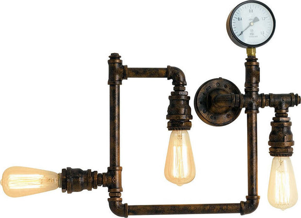 Plafoniera Amarcord Ruggine 3Xe27 48X44Cm Illuminazione/Illuminazione per interni/Lampadari lampade a sospensione e plafoniere/Plafoniere Led Mall Home - Napoli, Commerciovirtuoso.it