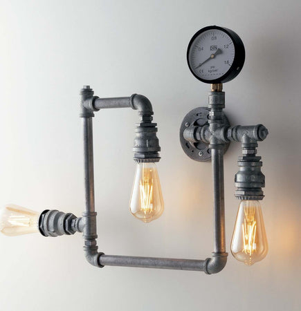 Plafoniera Amarcord Zincata 3Xe27 48X44Cm Illuminazione/Illuminazione per interni/Lampadari lampade a sospensione e plafoniere/Plafoniere Led Mall Home - Napoli, Commerciovirtuoso.it