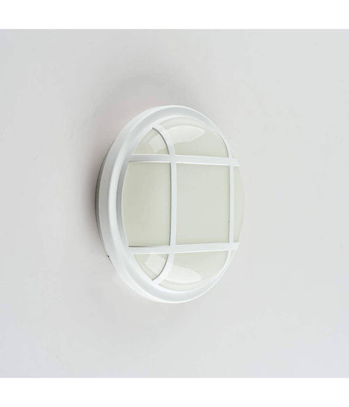 Plafoniera Applique A Led Tonda Tartaruga Luce Bianca 6500k 20w Per Esterno Ip65