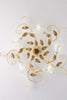 Plafoniera-Arte-Povera-Cesto-Avorio-E-Oro-5-Luci-E14