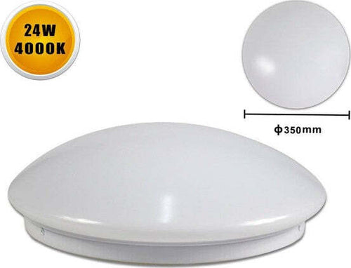 Plafoniera-Bianca-Da-Soffitto-24-Watt-48-Led-Large-Luce-3000k-4000k-6500k-C-0